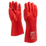 Guante PVC 14-35 cm Rojo Steelpro