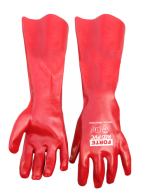 Guante PVC 18-45 cm Rojo Steelpro - Imagen 2