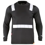 Polera Híbrida C/Reflectiva M/L Hombre 60% Algodón 40% Poliéster