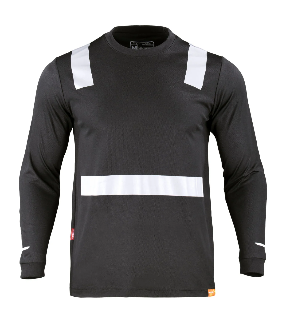 polera-hibrida-creflectiva-mlarga-60-alg-40 (2) Polera Híbrida C/Reflectiva M/L Hombre 60% Algodón 40% Poliéster - Imagen 1