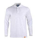 Polera Piqué M/L Hombre 80% Poliéster 20% Algodón