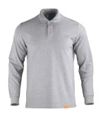 Polera Piqué M/L Hombre 80% Poliéster 20% Algodón - Imagen 2
