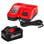 Kit Starter Cargador Rápido y Batería M18 REDLITHIUM HO 8,0 Ah (48-34059)